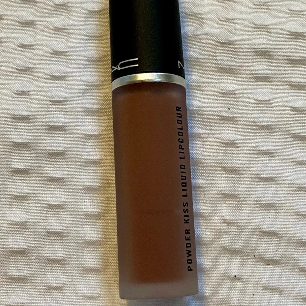 MAC Cosmetics Powder Kiss Liquid Lipcolour - Rich Brown